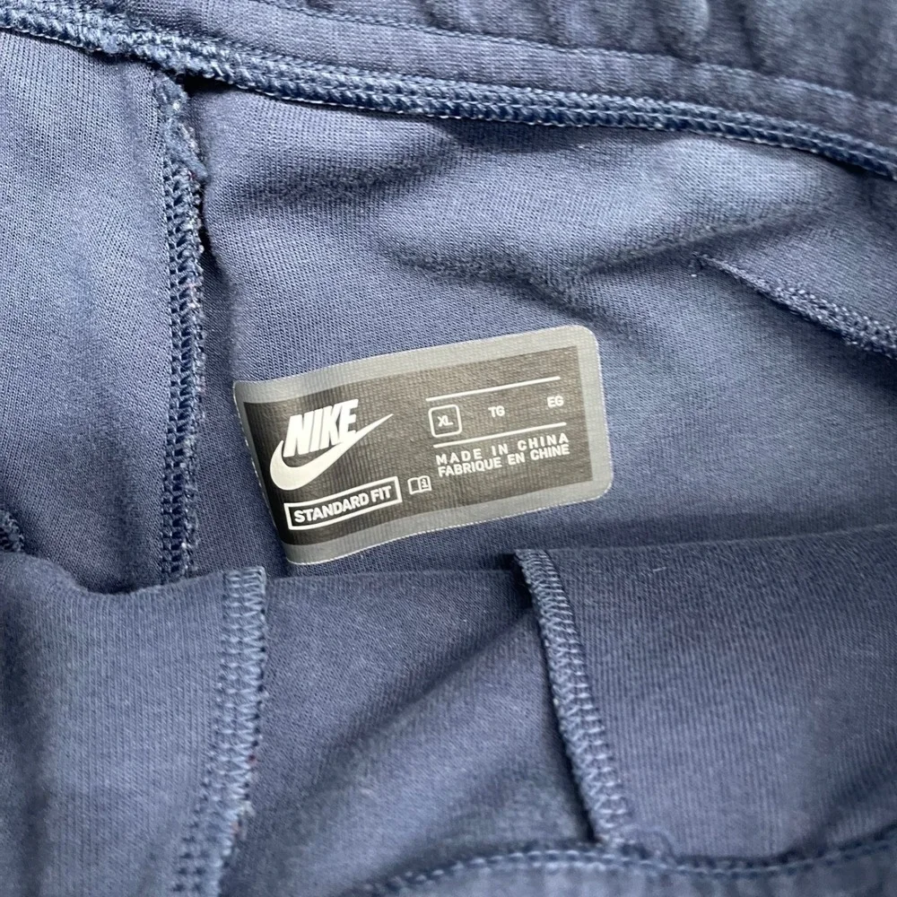 Nike Tech Joggers Boys Extra Large Navy Blue Slim Fit Sweatpants Fleece